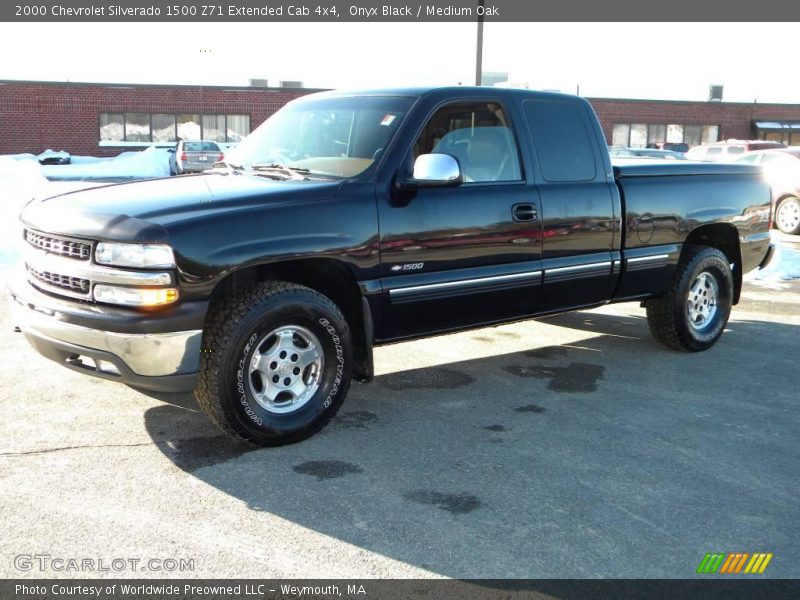 Onyx Black / Medium Oak 2000 Chevrolet Silverado 1500 Z71 Extended Cab 4x4