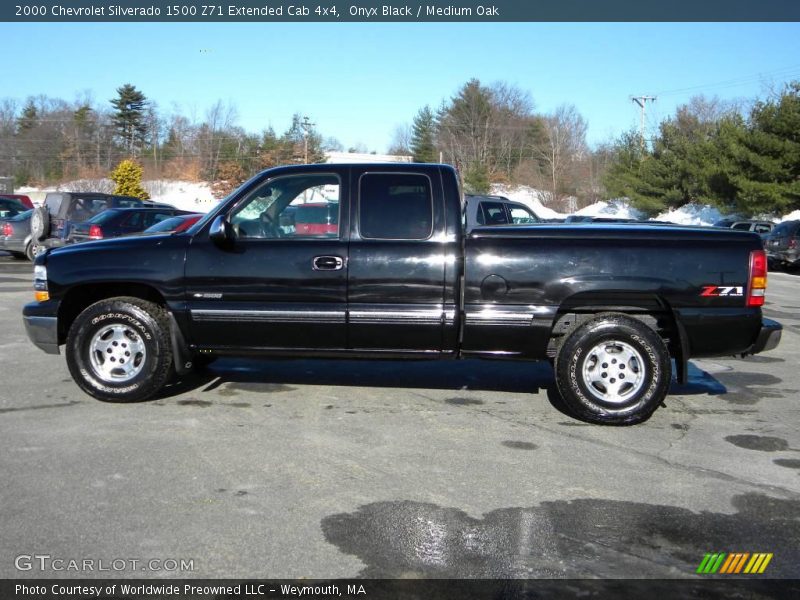 Onyx Black / Medium Oak 2000 Chevrolet Silverado 1500 Z71 Extended Cab 4x4