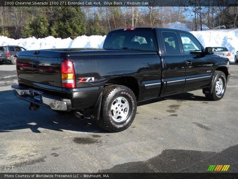 Onyx Black / Medium Oak 2000 Chevrolet Silverado 1500 Z71 Extended Cab 4x4