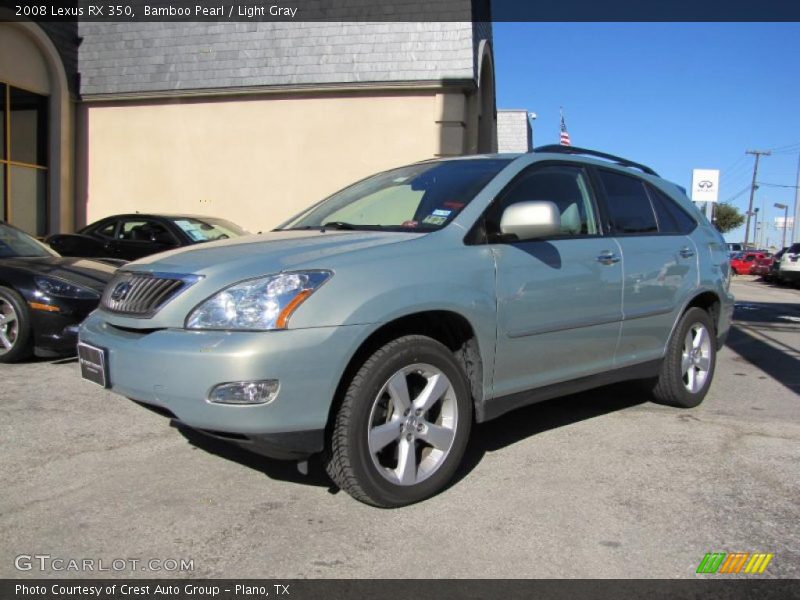 Bamboo Pearl / Light Gray 2008 Lexus RX 350
