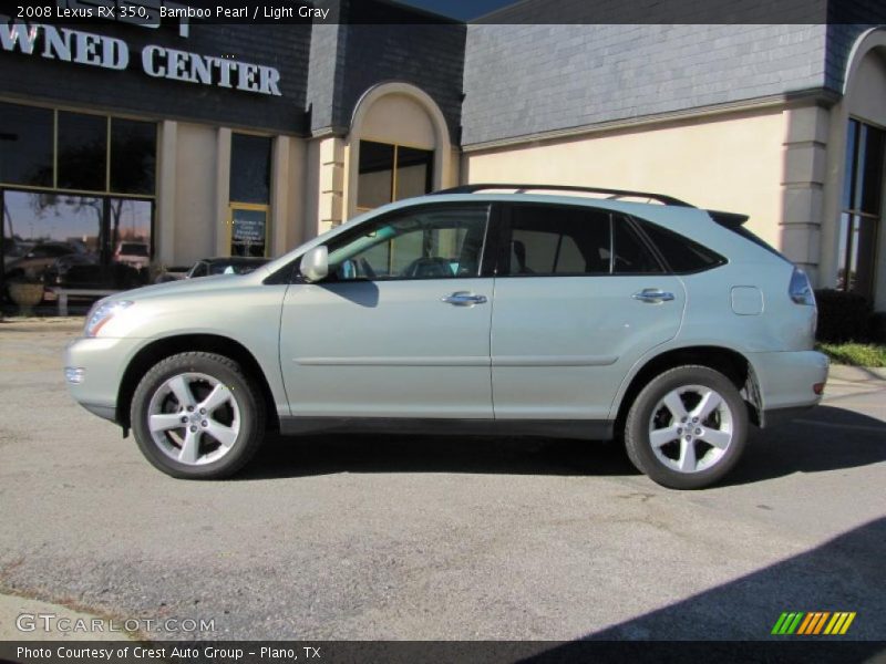 Bamboo Pearl / Light Gray 2008 Lexus RX 350