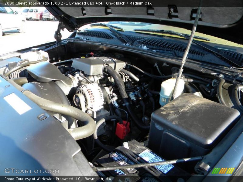 Onyx Black / Medium Oak 2000 Chevrolet Silverado 1500 Z71 Extended Cab 4x4