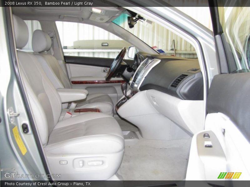 Bamboo Pearl / Light Gray 2008 Lexus RX 350