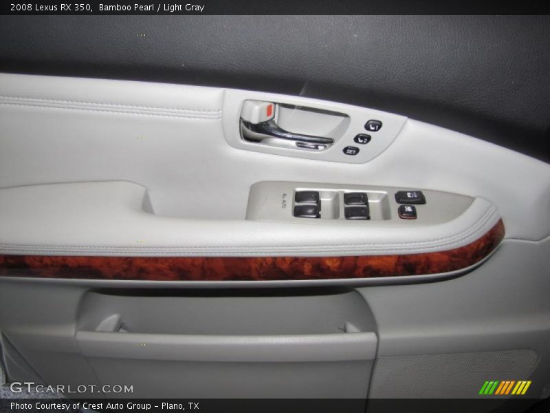 Bamboo Pearl / Light Gray 2008 Lexus RX 350