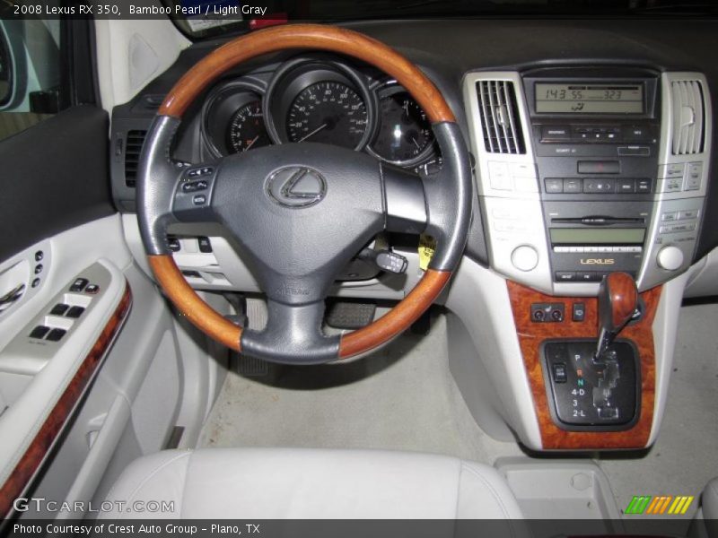 Bamboo Pearl / Light Gray 2008 Lexus RX 350