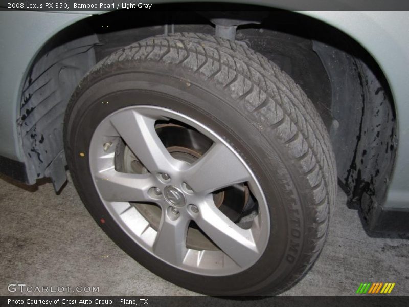 Bamboo Pearl / Light Gray 2008 Lexus RX 350