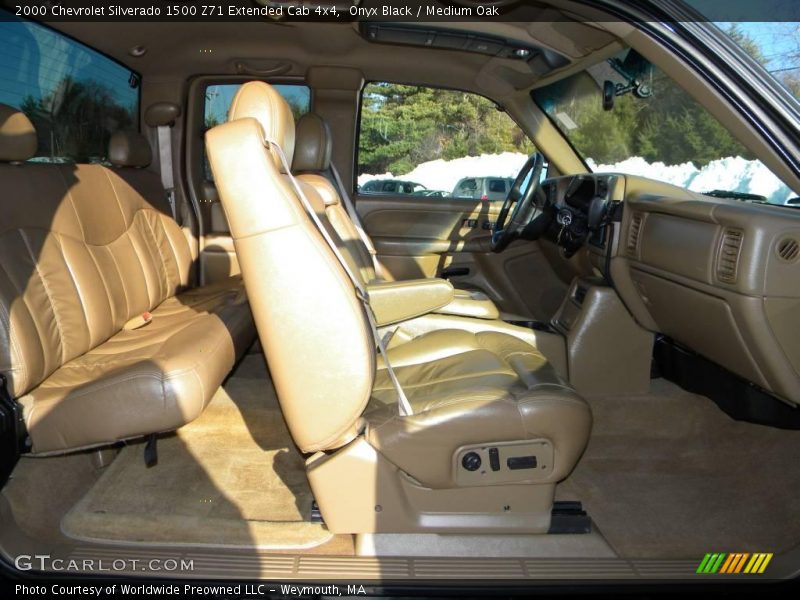 Onyx Black / Medium Oak 2000 Chevrolet Silverado 1500 Z71 Extended Cab 4x4