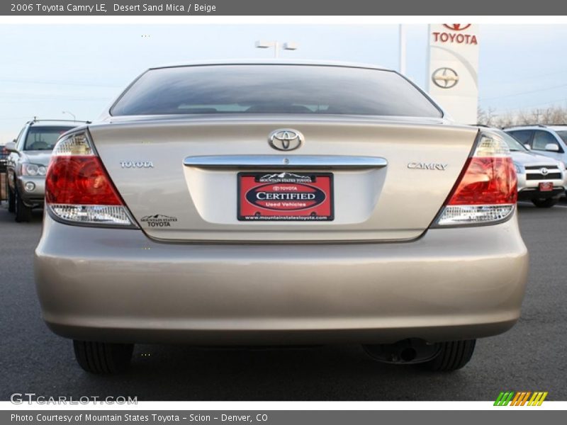 Desert Sand Mica / Beige 2006 Toyota Camry LE