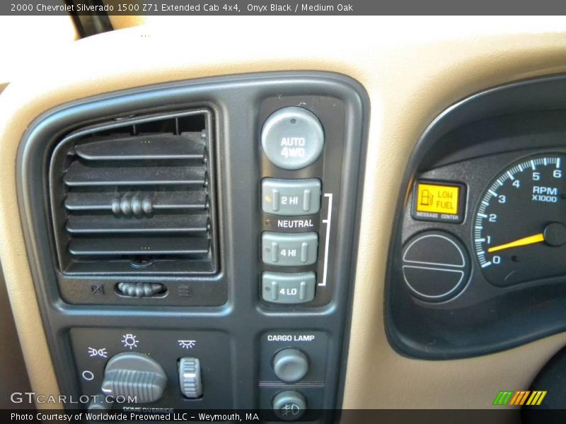 Onyx Black / Medium Oak 2000 Chevrolet Silverado 1500 Z71 Extended Cab 4x4