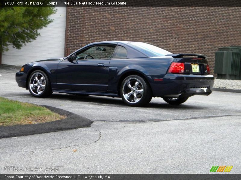 True Blue Metallic / Medium Graphite 2003 Ford Mustang GT Coupe