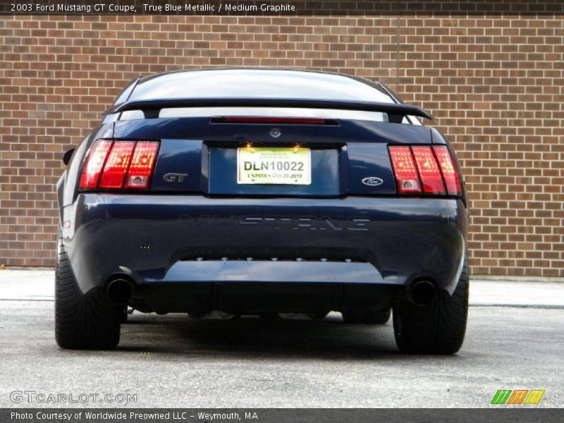 True Blue Metallic / Medium Graphite 2003 Ford Mustang GT Coupe