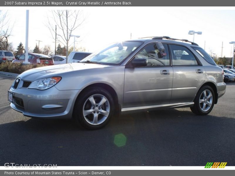 Crystal Gray Metallic / Anthracite Black 2007 Subaru Impreza 2.5i Wagon