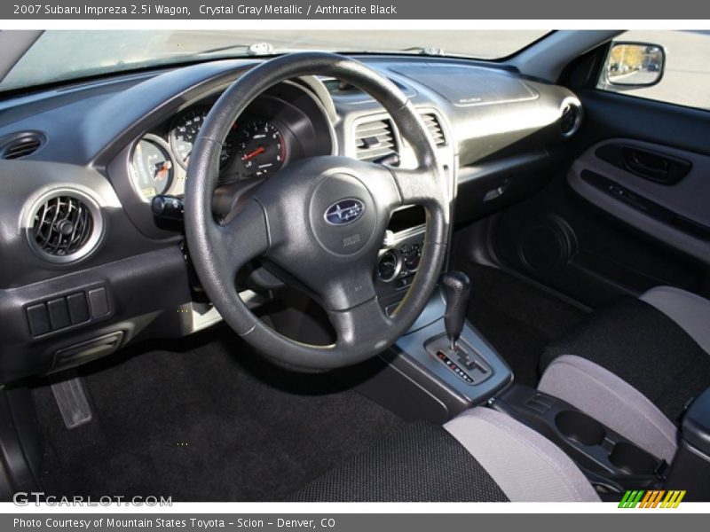 Crystal Gray Metallic / Anthracite Black 2007 Subaru Impreza 2.5i Wagon
