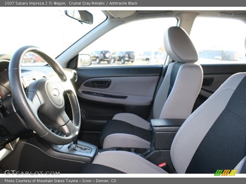 Crystal Gray Metallic / Anthracite Black 2007 Subaru Impreza 2.5i Wagon