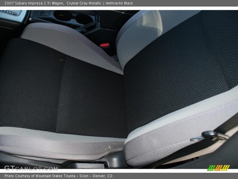 Crystal Gray Metallic / Anthracite Black 2007 Subaru Impreza 2.5i Wagon