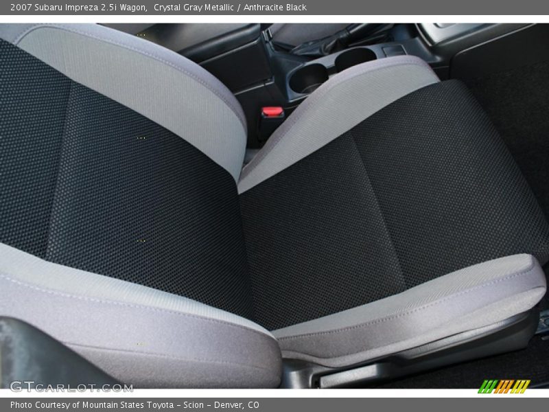 Crystal Gray Metallic / Anthracite Black 2007 Subaru Impreza 2.5i Wagon
