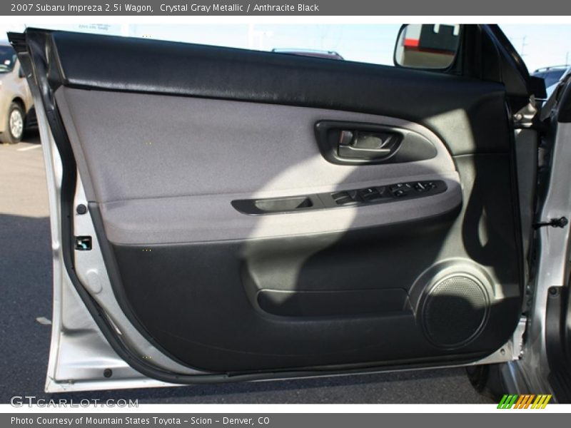 Crystal Gray Metallic / Anthracite Black 2007 Subaru Impreza 2.5i Wagon