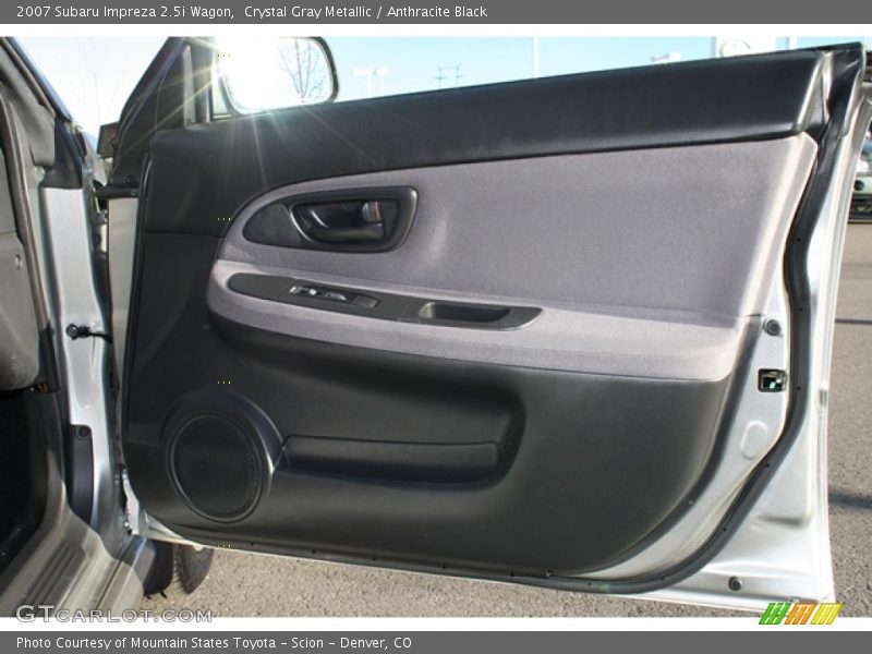 Crystal Gray Metallic / Anthracite Black 2007 Subaru Impreza 2.5i Wagon