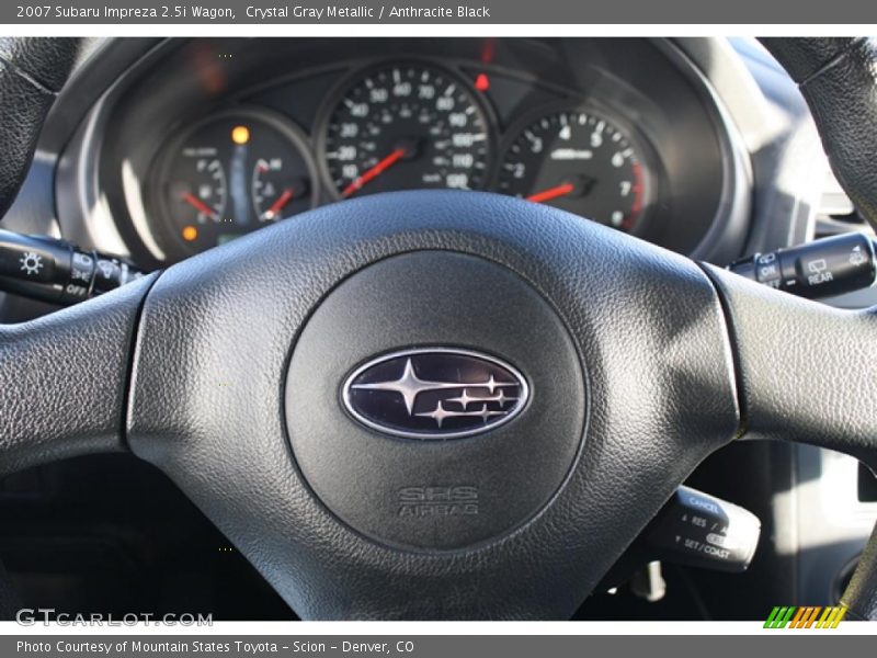 Crystal Gray Metallic / Anthracite Black 2007 Subaru Impreza 2.5i Wagon