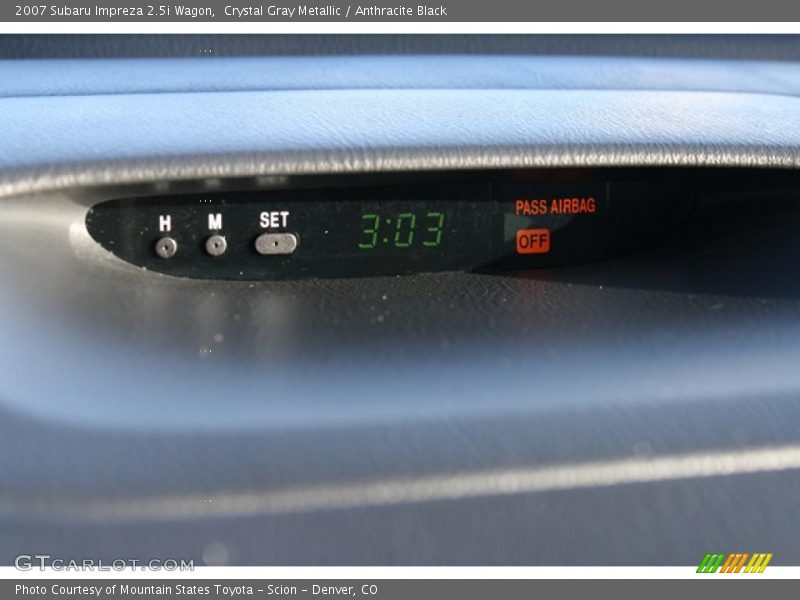Crystal Gray Metallic / Anthracite Black 2007 Subaru Impreza 2.5i Wagon