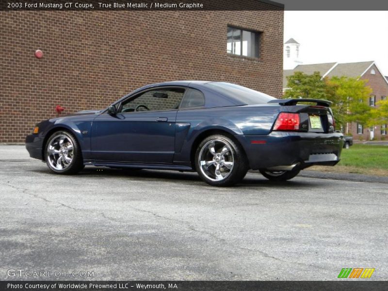 True Blue Metallic / Medium Graphite 2003 Ford Mustang GT Coupe