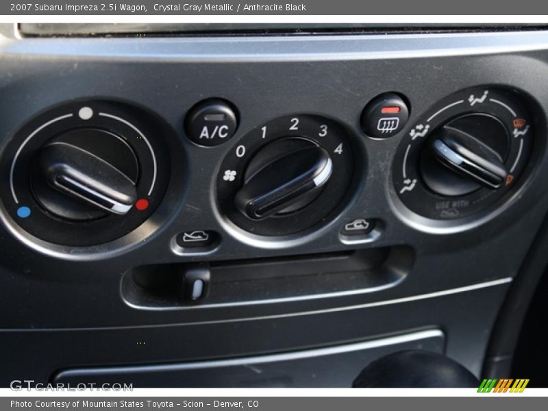 Crystal Gray Metallic / Anthracite Black 2007 Subaru Impreza 2.5i Wagon