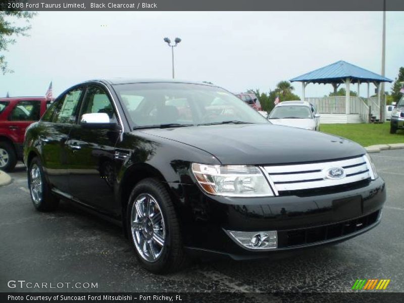Black Clearcoat / Black 2008 Ford Taurus Limited