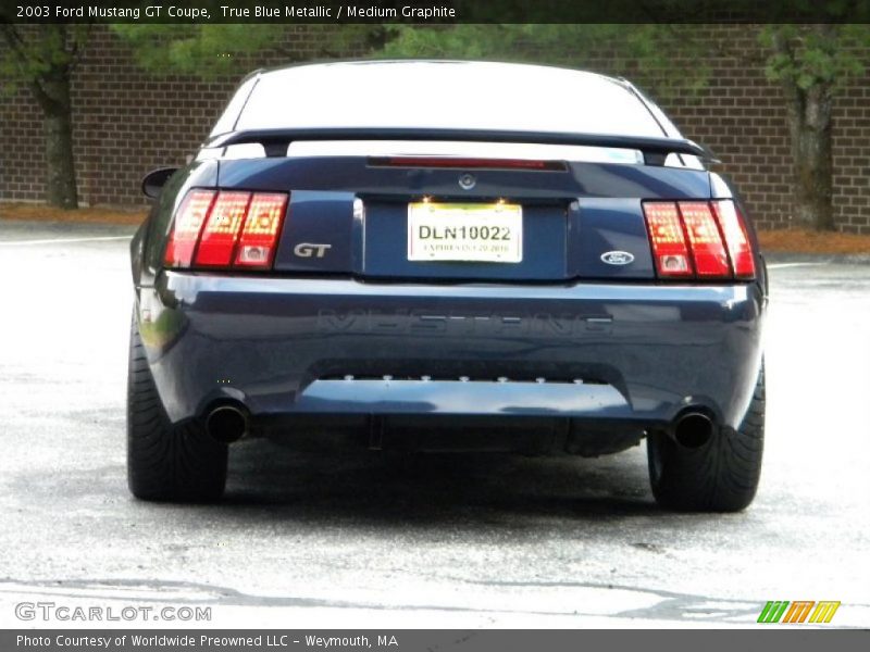 True Blue Metallic / Medium Graphite 2003 Ford Mustang GT Coupe