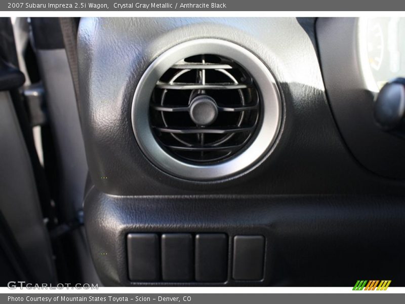 Crystal Gray Metallic / Anthracite Black 2007 Subaru Impreza 2.5i Wagon