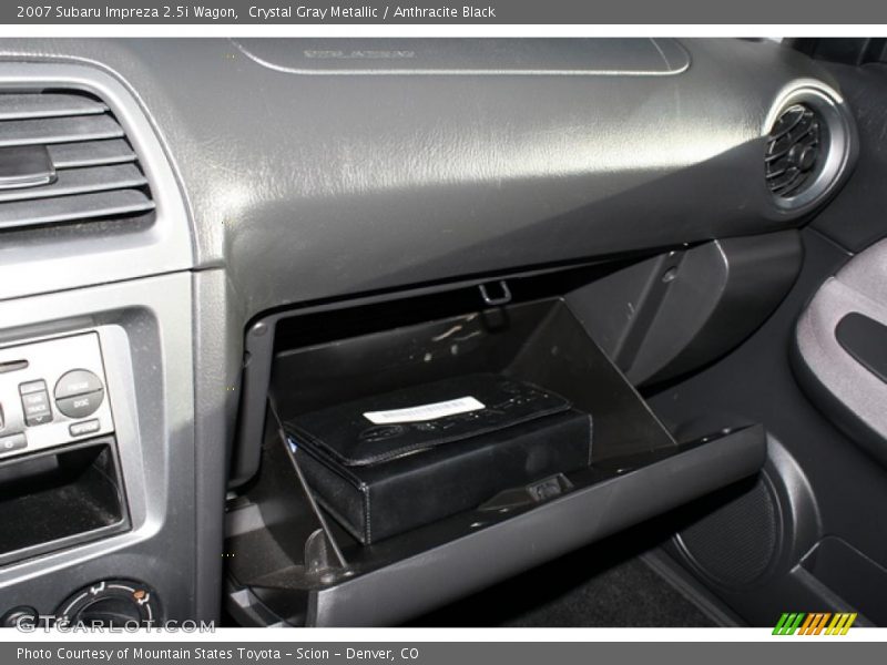 Crystal Gray Metallic / Anthracite Black 2007 Subaru Impreza 2.5i Wagon