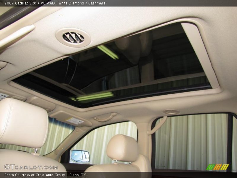 Sunroof of 2007 SRX 4 V8 AWD