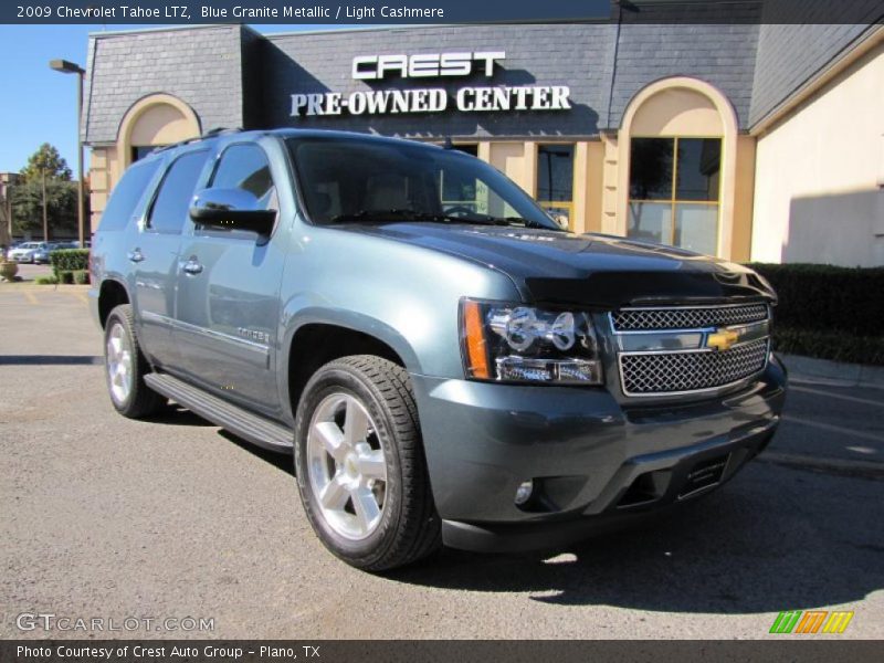 Blue Granite Metallic / Light Cashmere 2009 Chevrolet Tahoe LTZ