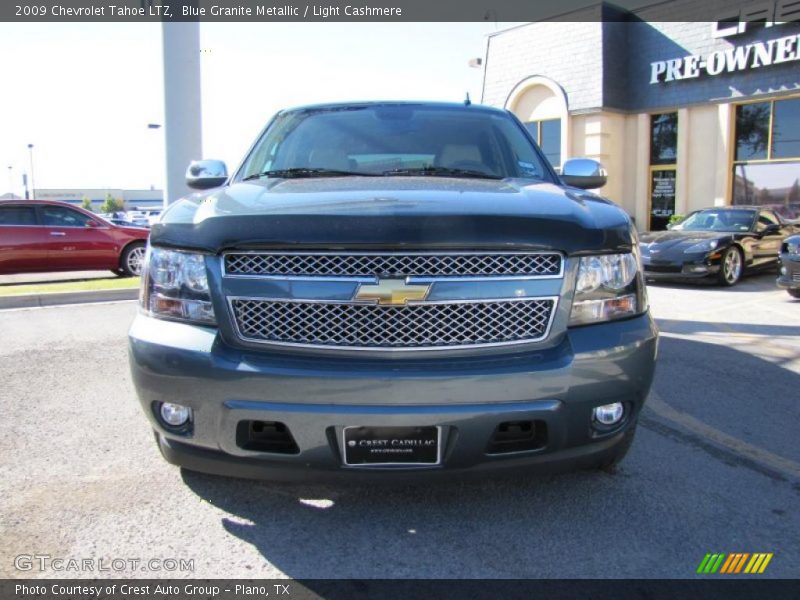 Blue Granite Metallic / Light Cashmere 2009 Chevrolet Tahoe LTZ