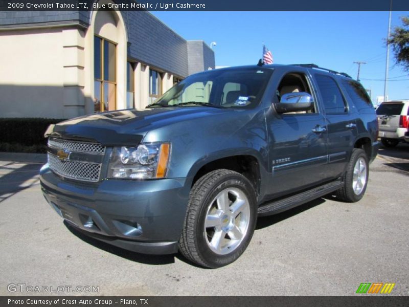 Blue Granite Metallic / Light Cashmere 2009 Chevrolet Tahoe LTZ