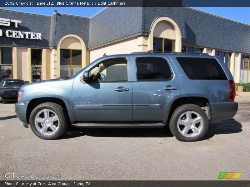 Blue Granite Metallic / Light Cashmere 2009 Chevrolet Tahoe LTZ