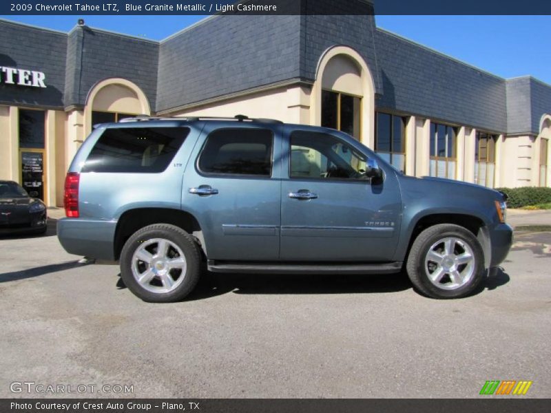 Blue Granite Metallic / Light Cashmere 2009 Chevrolet Tahoe LTZ