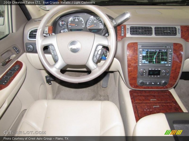 Blue Granite Metallic / Light Cashmere 2009 Chevrolet Tahoe LTZ