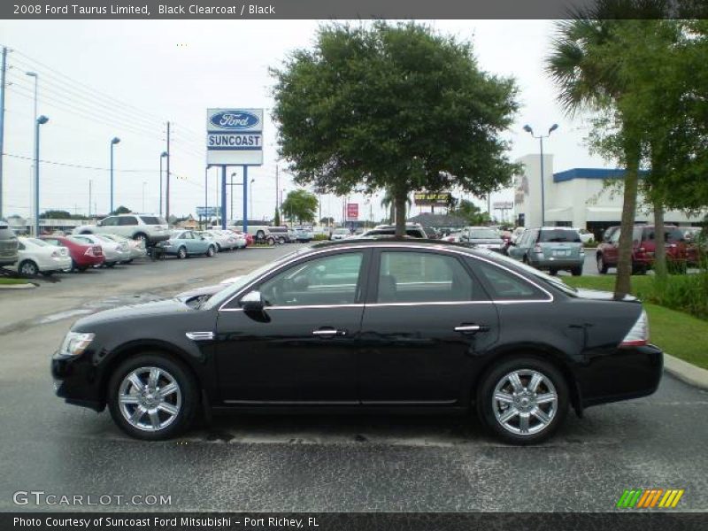 Black Clearcoat / Black 2008 Ford Taurus Limited