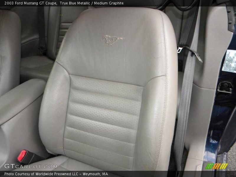 True Blue Metallic / Medium Graphite 2003 Ford Mustang GT Coupe