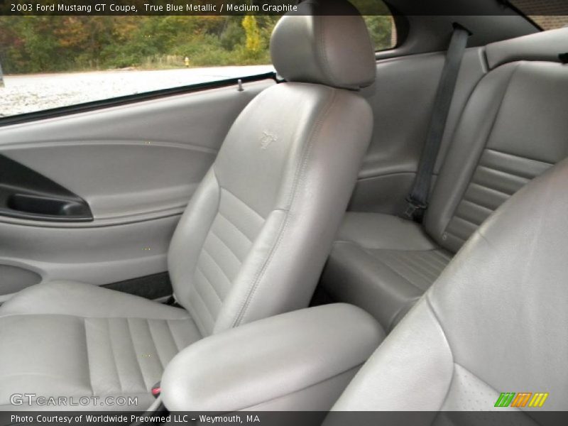 True Blue Metallic / Medium Graphite 2003 Ford Mustang GT Coupe