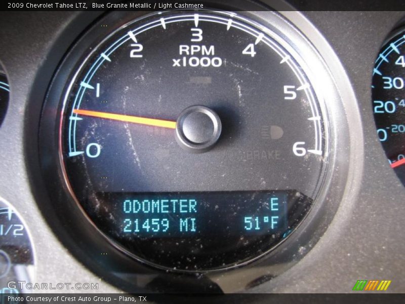 Blue Granite Metallic / Light Cashmere 2009 Chevrolet Tahoe LTZ