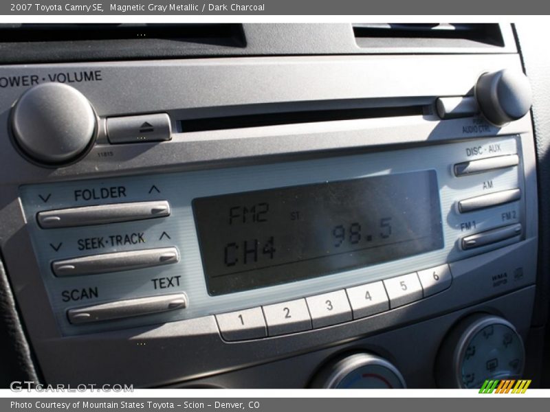 Magnetic Gray Metallic / Dark Charcoal 2007 Toyota Camry SE