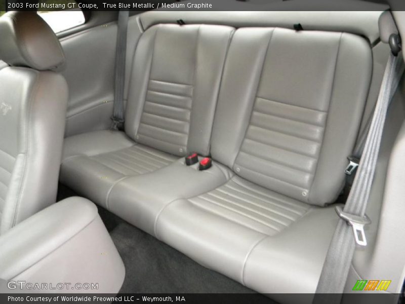 True Blue Metallic / Medium Graphite 2003 Ford Mustang GT Coupe