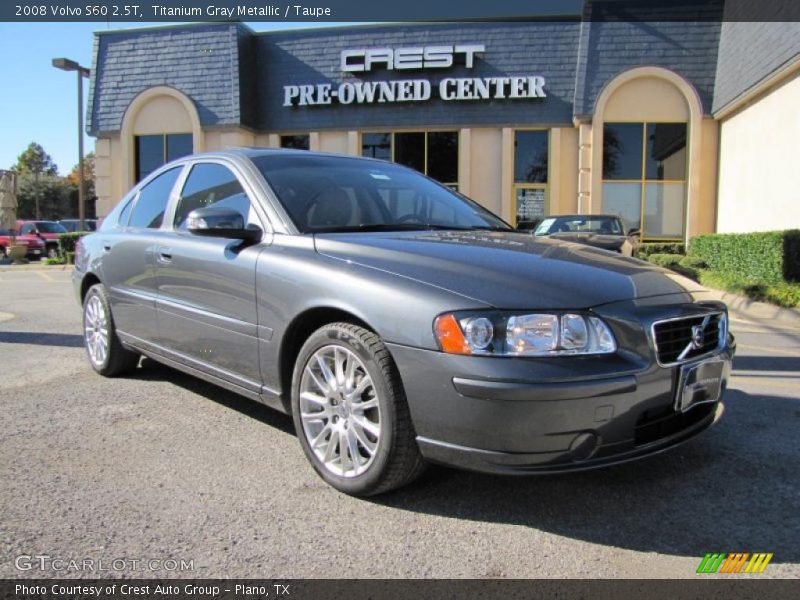 Titanium Gray Metallic / Taupe 2008 Volvo S60 2.5T