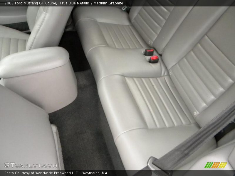 True Blue Metallic / Medium Graphite 2003 Ford Mustang GT Coupe