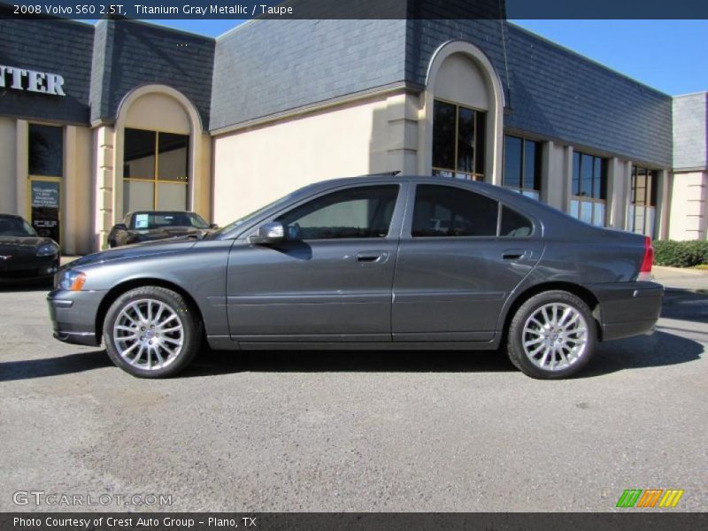 Titanium Gray Metallic / Taupe 2008 Volvo S60 2.5T