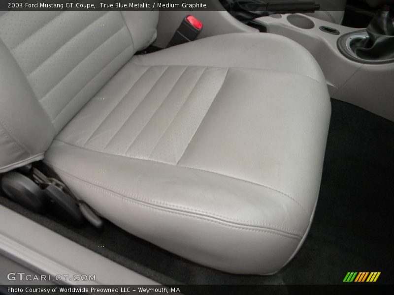 True Blue Metallic / Medium Graphite 2003 Ford Mustang GT Coupe
