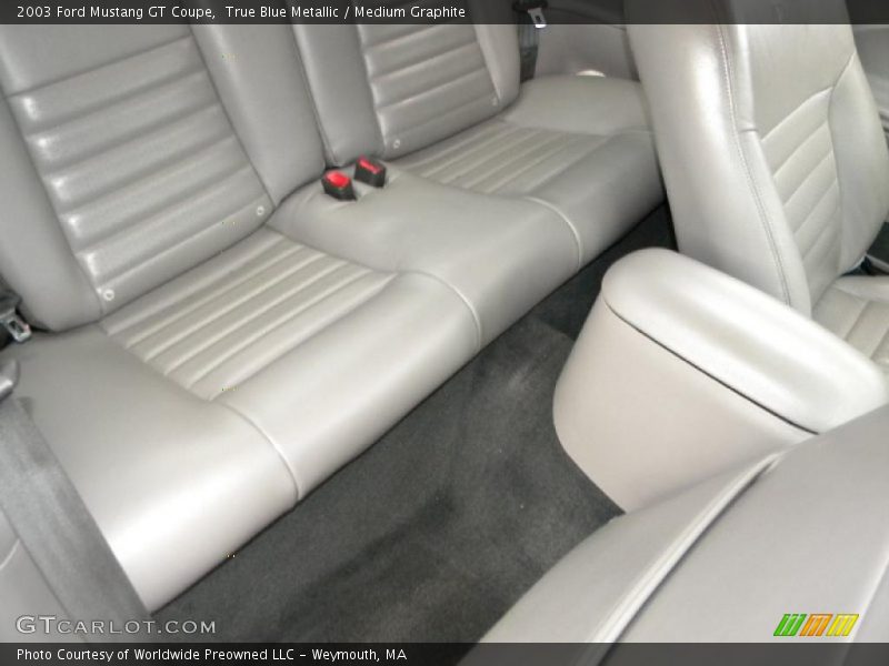 True Blue Metallic / Medium Graphite 2003 Ford Mustang GT Coupe