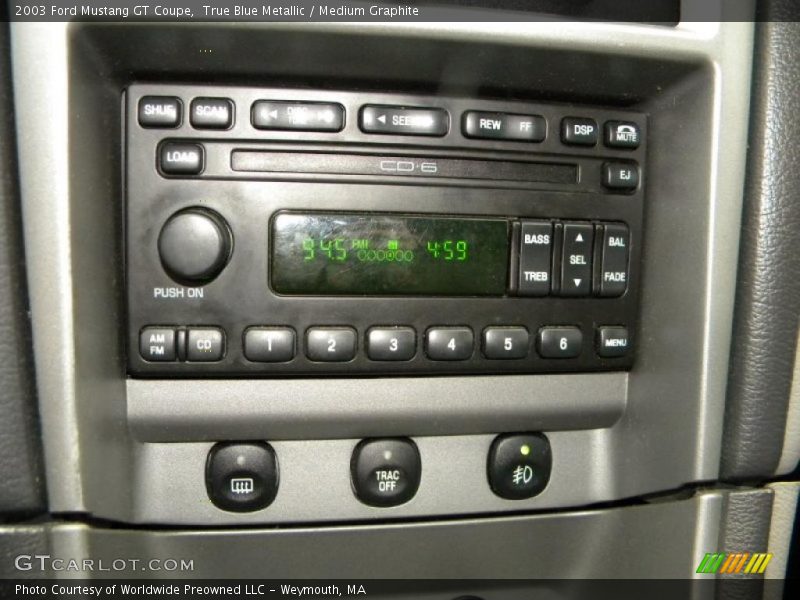 True Blue Metallic / Medium Graphite 2003 Ford Mustang GT Coupe