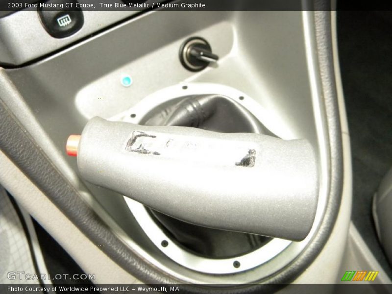 True Blue Metallic / Medium Graphite 2003 Ford Mustang GT Coupe